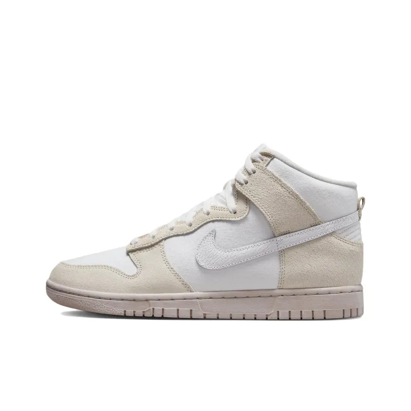 Nike Dunk High Retro Prm 'Cracked Leather Swoosh'-0