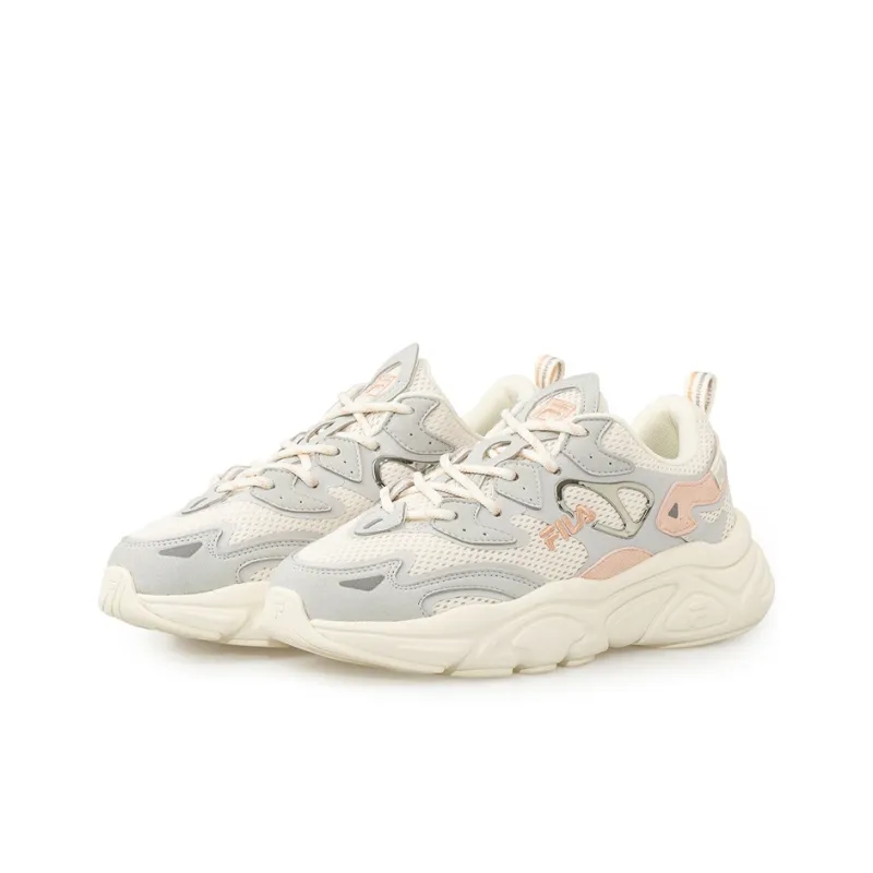 FILA FUSION Fila Mars Sports Shoes Gs White/Pink/Grey Women's-1