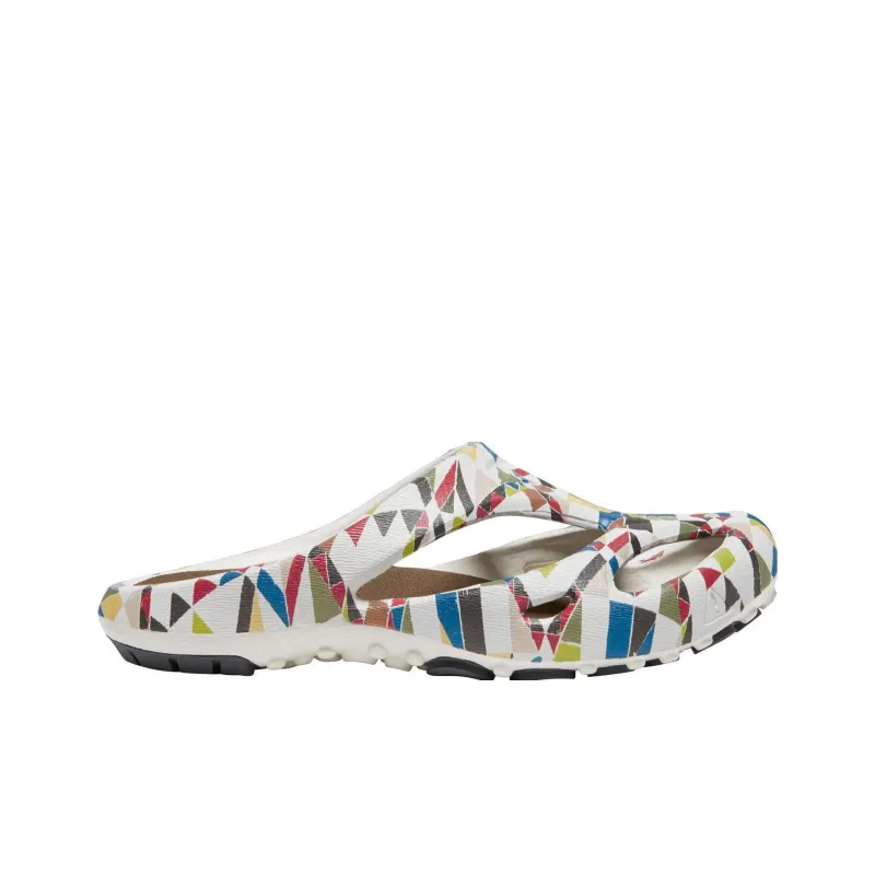 KEEN Shanti ARTS Slippers River Trekking Shoes Women's White Printed Pattern-1