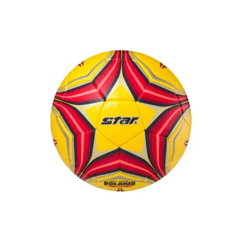 Star Size 5 Standard Ball Soccer PU Seamless Thermal bonding Unisex Red Yellow