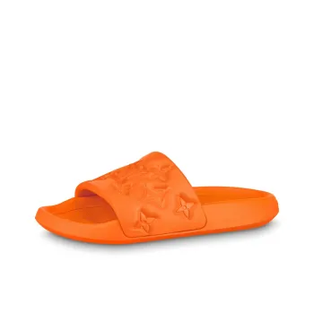 LOUIS VUITTON Waterfront Slip Resistant Slide Slippers Men's Orange