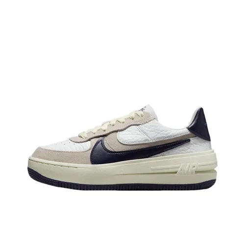 Nike Air Force 1 Skateboard Shoes Women's Low-Top Beige/White/Black