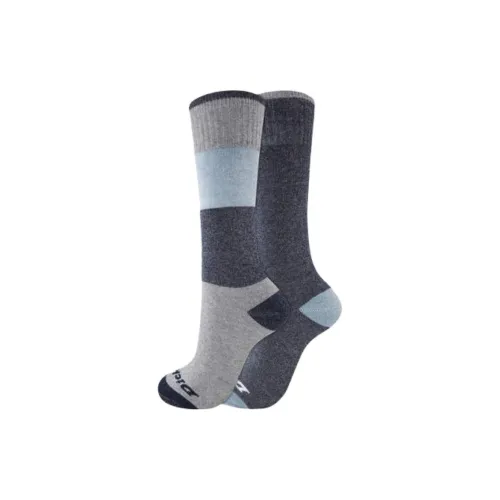 Dickies Mid-Calf Socks Women's 2 Pack Dark Blue Mixed Color