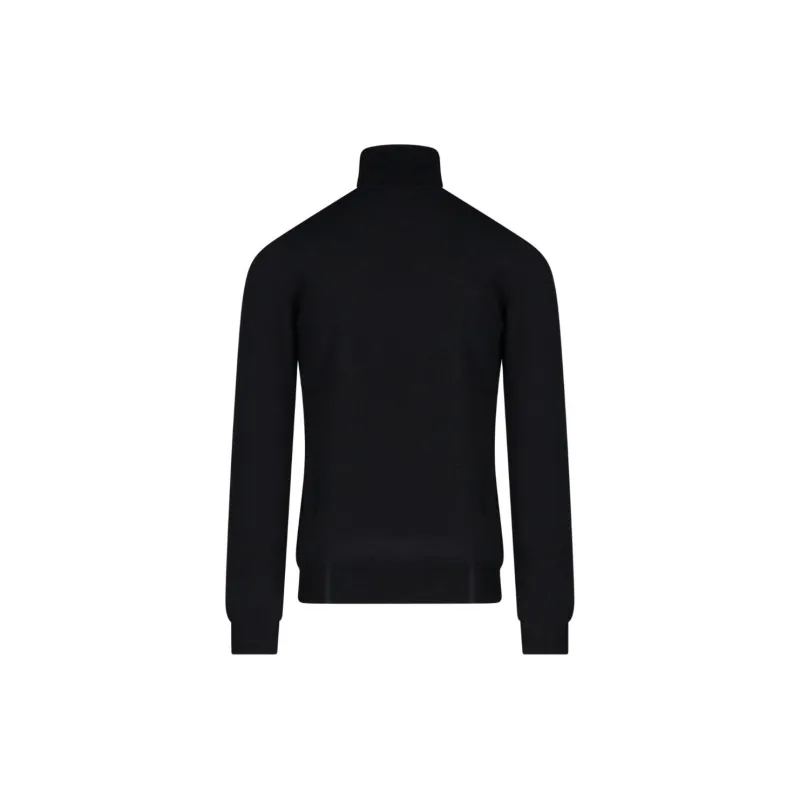 Zanone Roll Neck Straight Hem Jumper-1