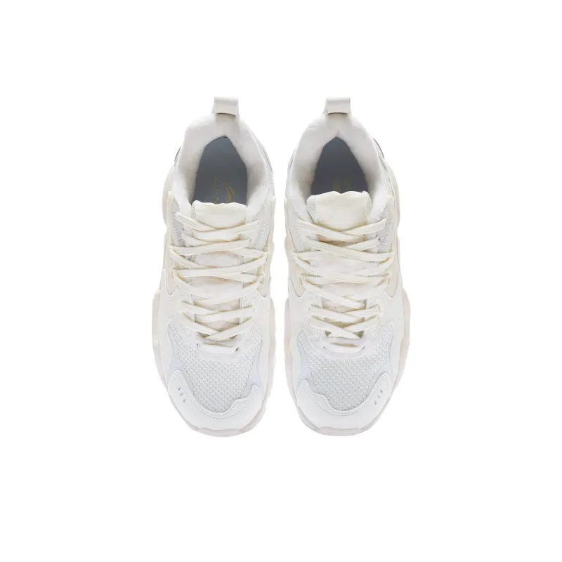 LiNing Cat Paw Lite Low Top Running Shoes Women's Pink White-3
