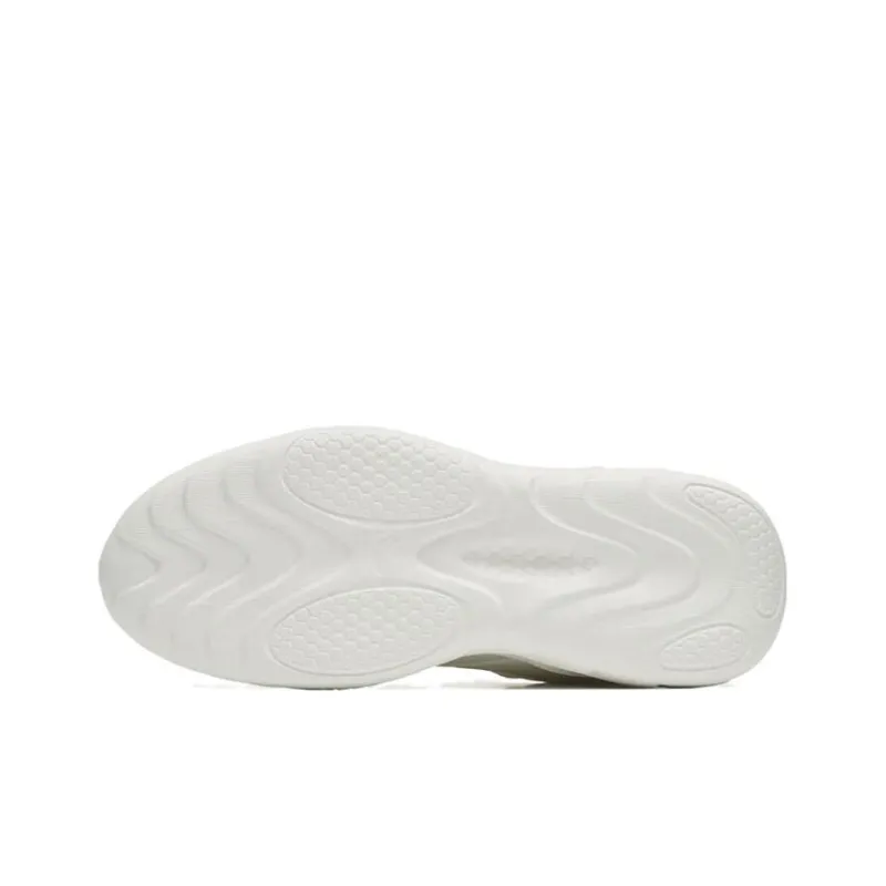 Anta Variety Training Collection Slip Resistant Cushioning Abrasion Resistant Low Top Training Shoes Ivory White-4