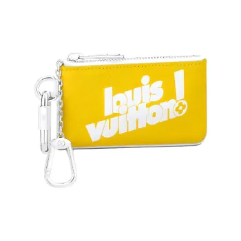 LOUIS VUITTON Pochette Cle Key Pouch Monogram Yellow