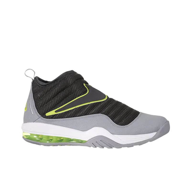 Nike Air Max Evolve Rodman Cushioning Wear Resistant Mid Top Basketball Shoes Men's Black Gray Green-1