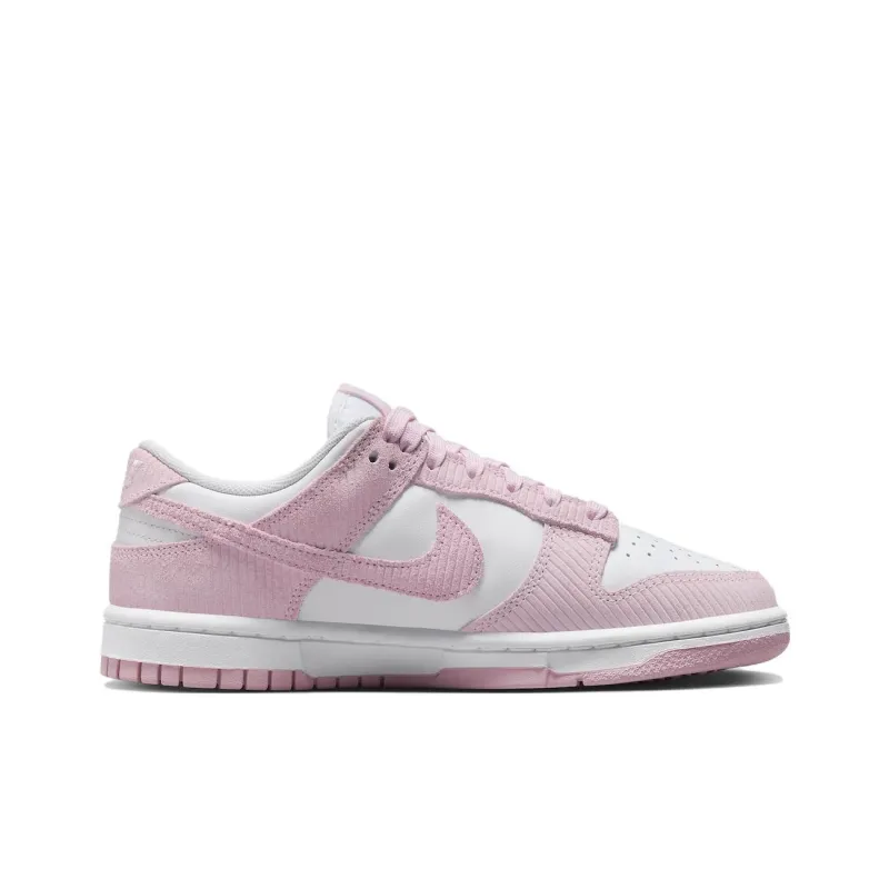 Nike Dunk Low Pink Corduroy Women's-1