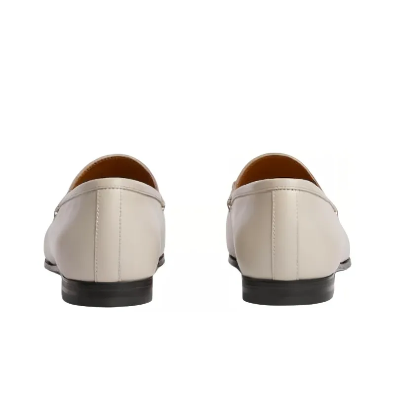 GUCCI Jordaan Loafers Women's Beige-4
