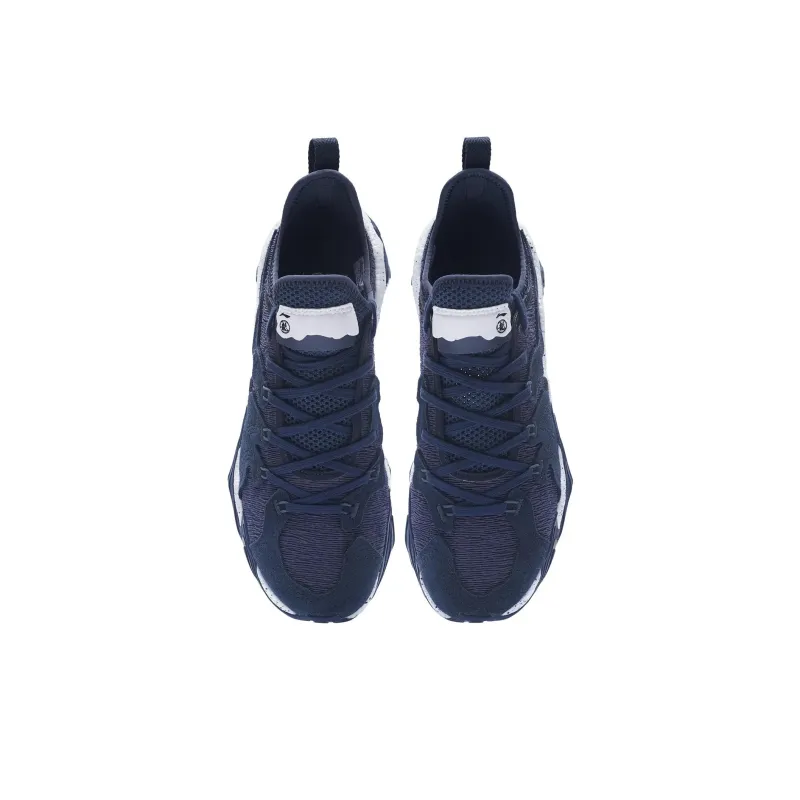 CHENGLONG x LiNing Gongfu Collection Durable Breathable Low Top Casual Shoes Men's Ebony Black-3