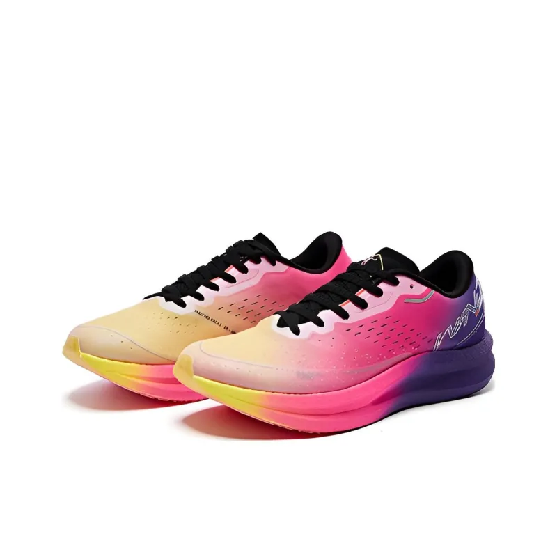QIAODAN Strong Winds 1.0 Cushioning Anti Slip And Wear Resistant Low Top Running Shoes Men's Pink Purple-2