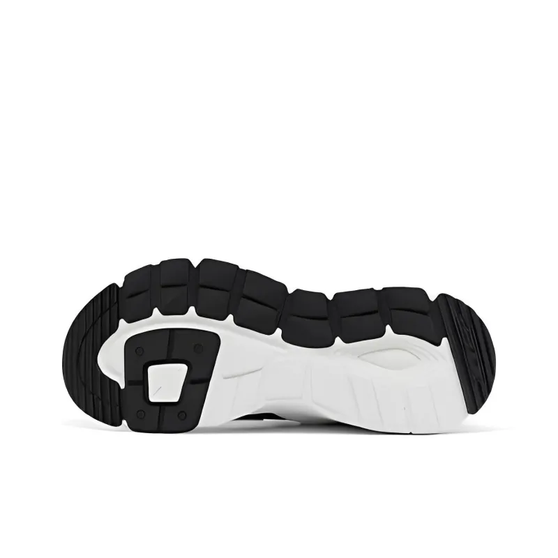 XTEP Chibi 1.0 Cushioning, Wear Resistant Low Top Sports Casual Shoes Men's Black White-4