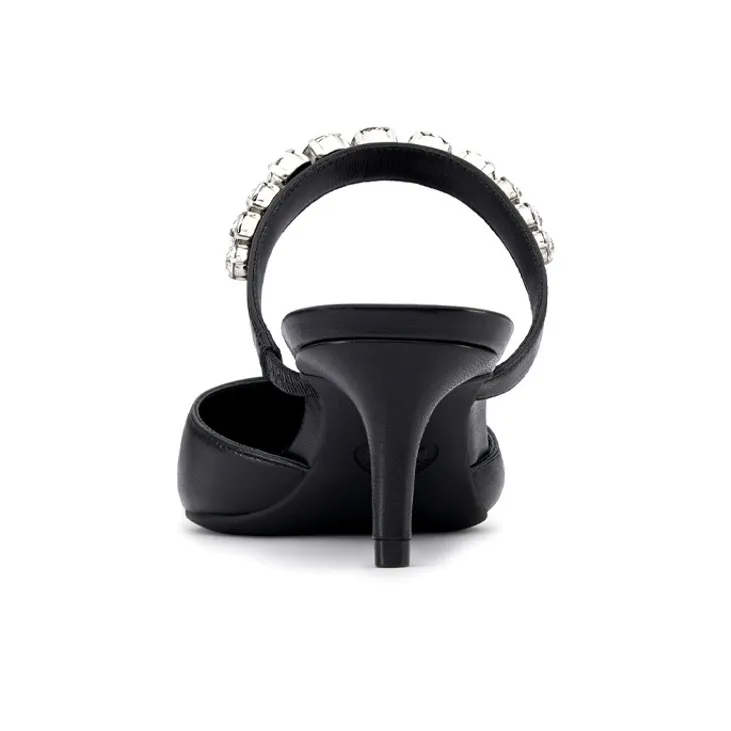 MICHAEL KORS Jessa Abrasion Resistant Closed Toe Slippers Women's Black-4