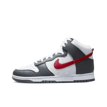 Nike Dunk High Embossed Basketball Grey Red