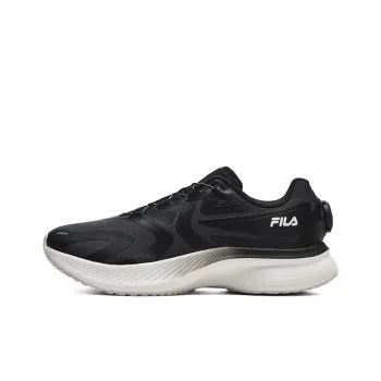 FILA Athletics Energy Cushioning Anti Slip And Wear Resistant Low Top Long Distance Running Running Shoes Men's Black