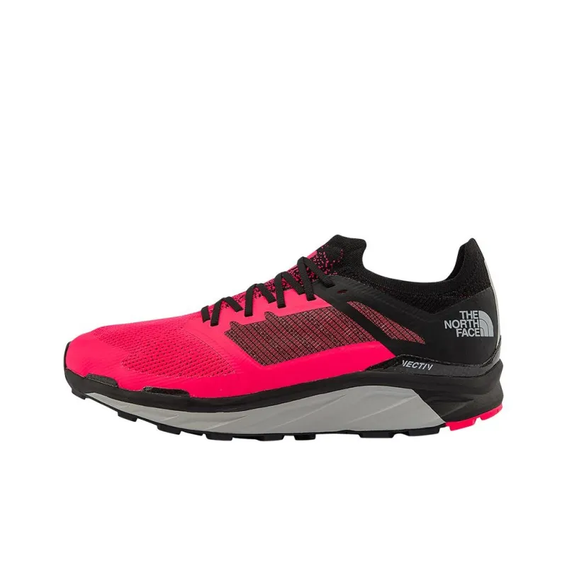 THE NORTH FACE Vectiv Eminus Running Sneakers ' Tnf Black Trail Marker Print Brilliant Coral'-0