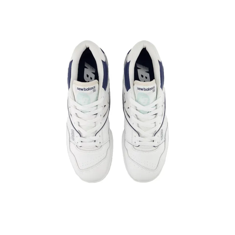 New Balance 550 White Winter Fog Navy-3