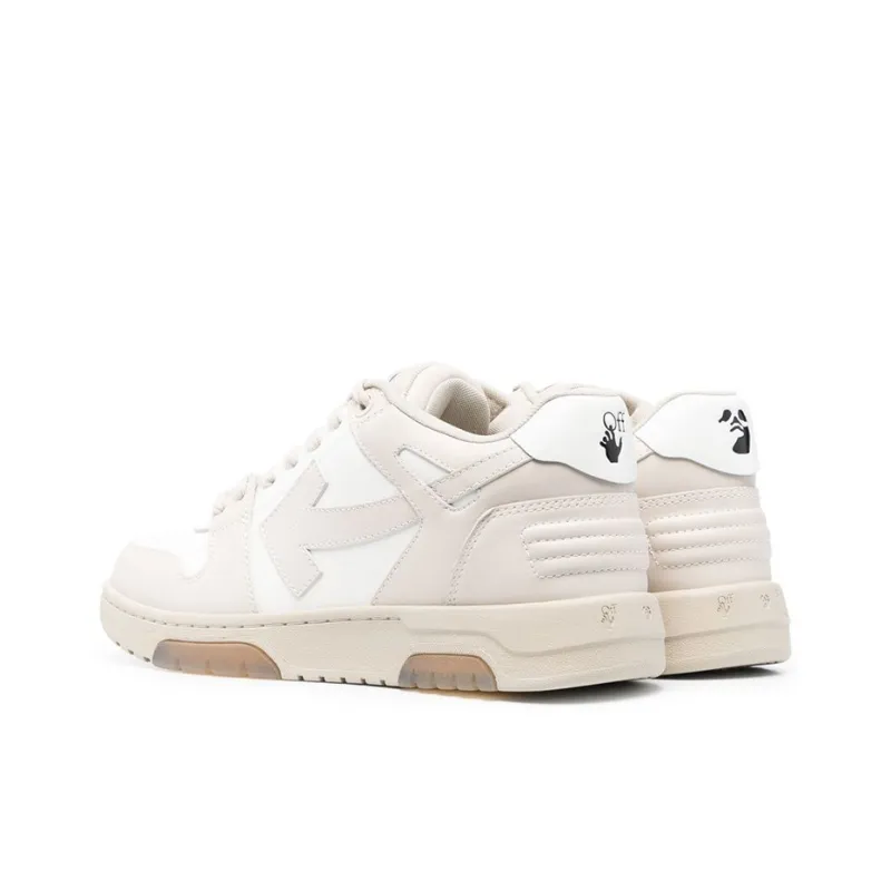 OFF WHITE Out Of Office Low Top Sneaker 'White Beige' Women's-3