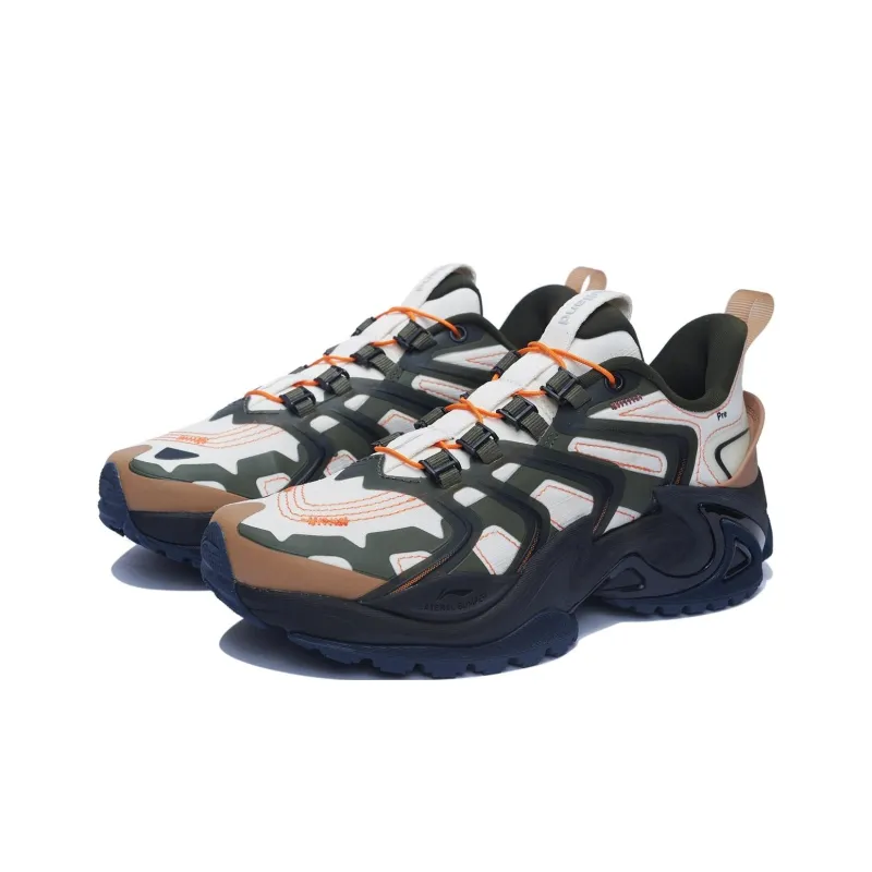 LiNing X Soulland X Claw Ace 3M 'White Olive Blue' Women's-2