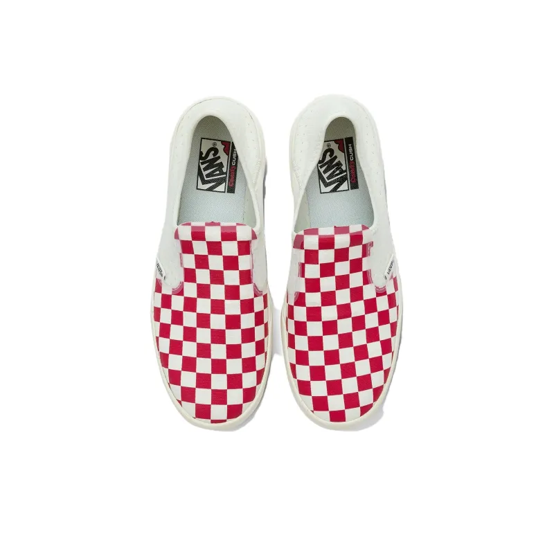 ComfyCush One Vans 'Checkerboard   Racing Red'-2