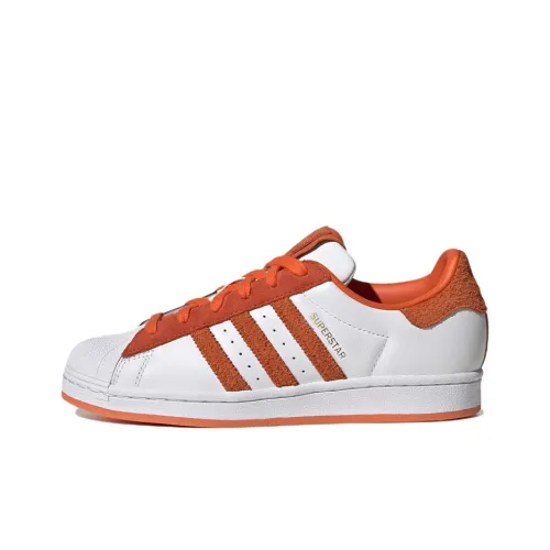 Adidas Women's Superstar 'White Semi Orange'