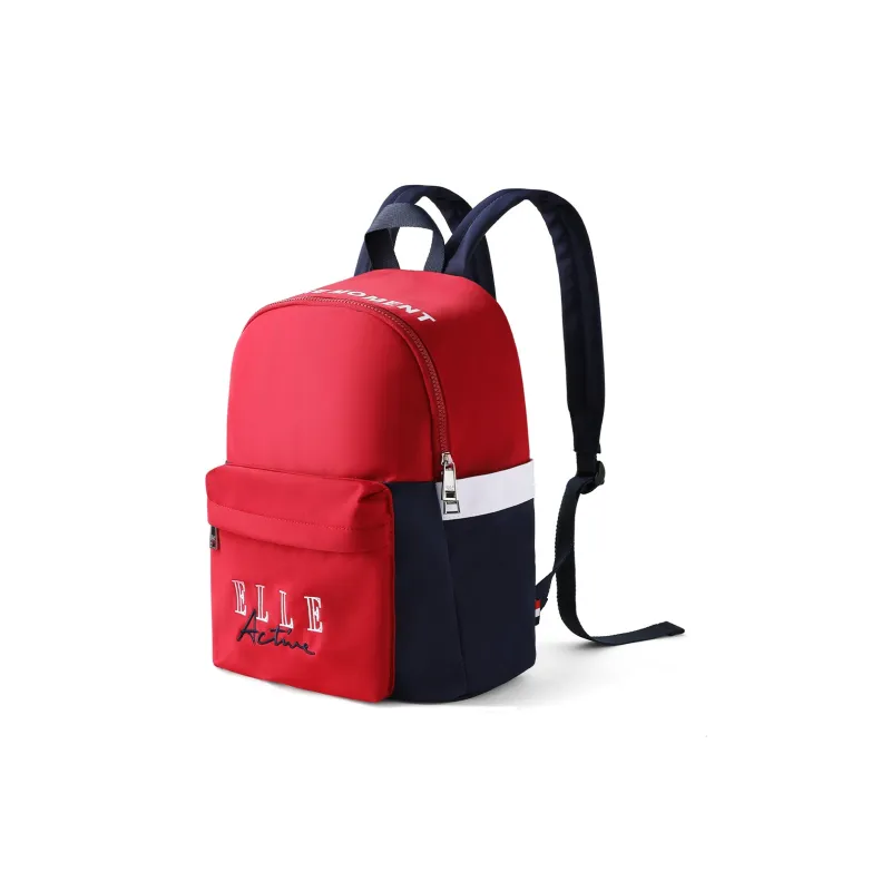 Elle Active Fabric Handheld Backpack Regular Unisex Red/Blue-1