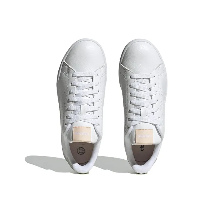 Adidas Advantage Cloud White Linen Green Women's-4