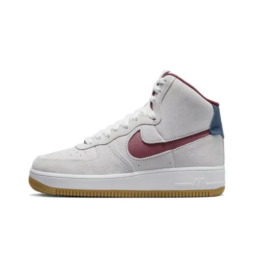 Nike Air Force 1 High Sculpt Grey Suede Women's