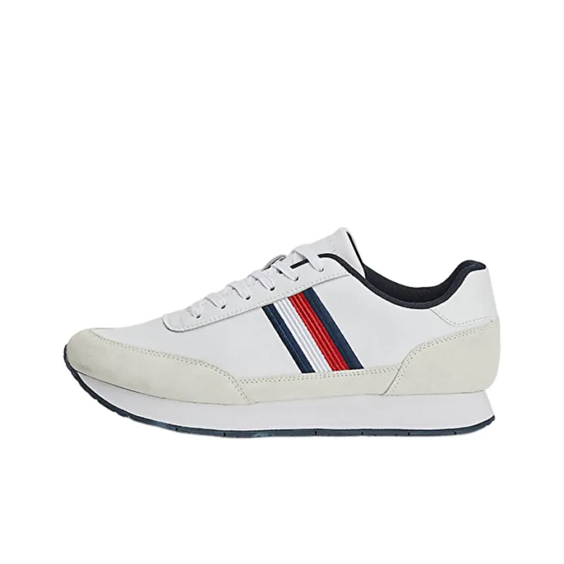 Tommy Hilfiger Core Low-Top Sports Casual Shoes Men's White-0