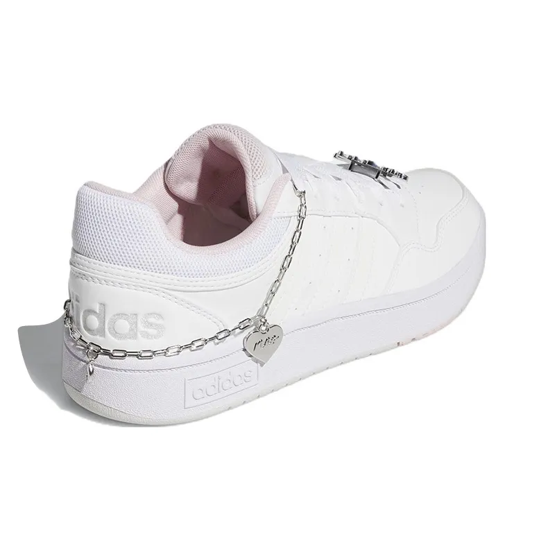 Adidas Hoops 3.0 Shoes 'White Pink' Women's-3