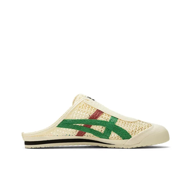 Onitsuka Tiger MEXICO 66 Sabot Cream Green Red-1
