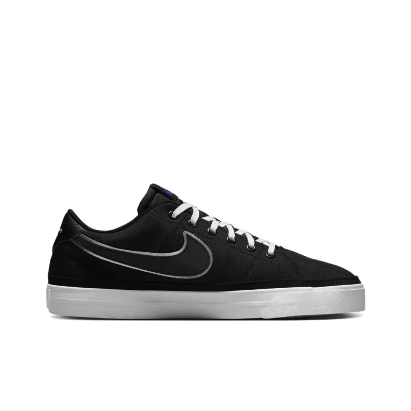 Nike Court Legacy 'Black White'-1