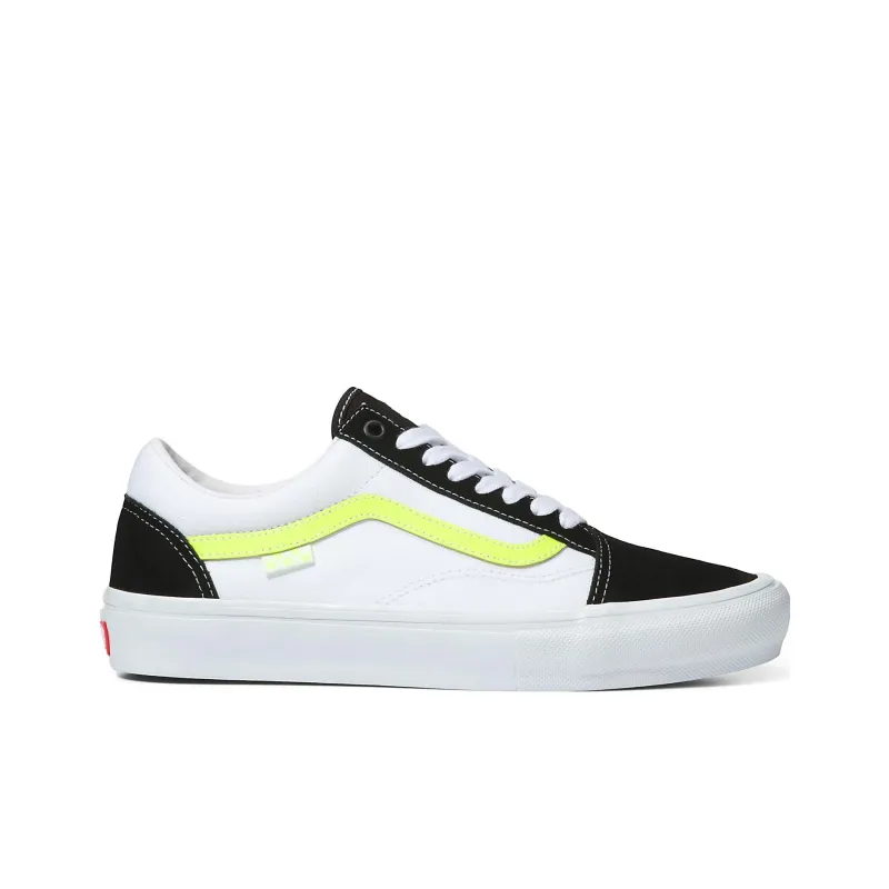 Vans Old Skool Neon Skate 'White Black Green'-1