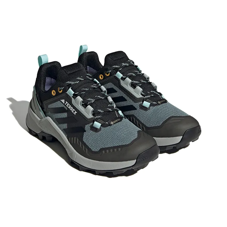 Adidas Terrex Swift R3 Gore Tex Semi Flash Aqua Core Black Wonder Beige Women's-2