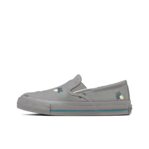 Converse All Star Canvas Shoes Unisex Low-Top Gray Blue