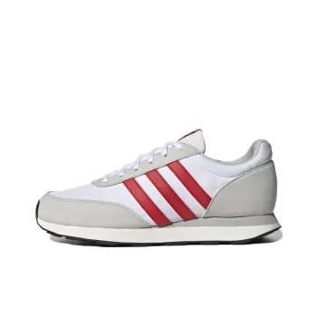 Adidas Neo RUN 60S 3.0 Slip Resistant, Abrasion Resistant, Lightweight Low Top Sports Casual Shoes White Gray Red