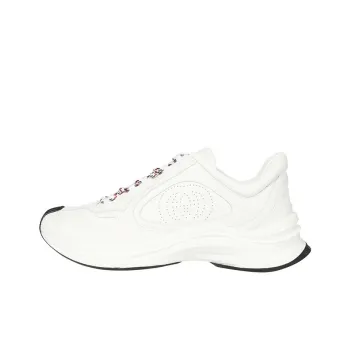GUCCI RUN Low Top Sports Casual Shoes Men's White