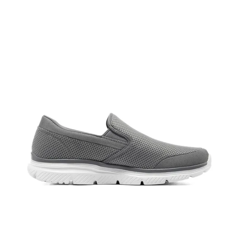 Skechers BURNS 2.0 Breathable Balanced Lightweight Low Top Casual Shoes Men's Charcoal Gray-1