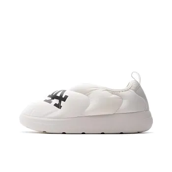 MLB Chunky Classic A FLEECE Lightweight Wear Resistant And Warm Low Top Casual Shoes Women's Ecru