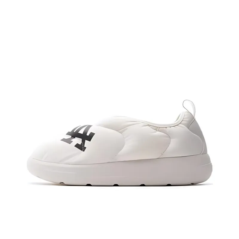 MLB Chunky Classic A FLEECE Lightweight Wear Resistant And Warm Low Top Casual Shoes Women's Ecru-0