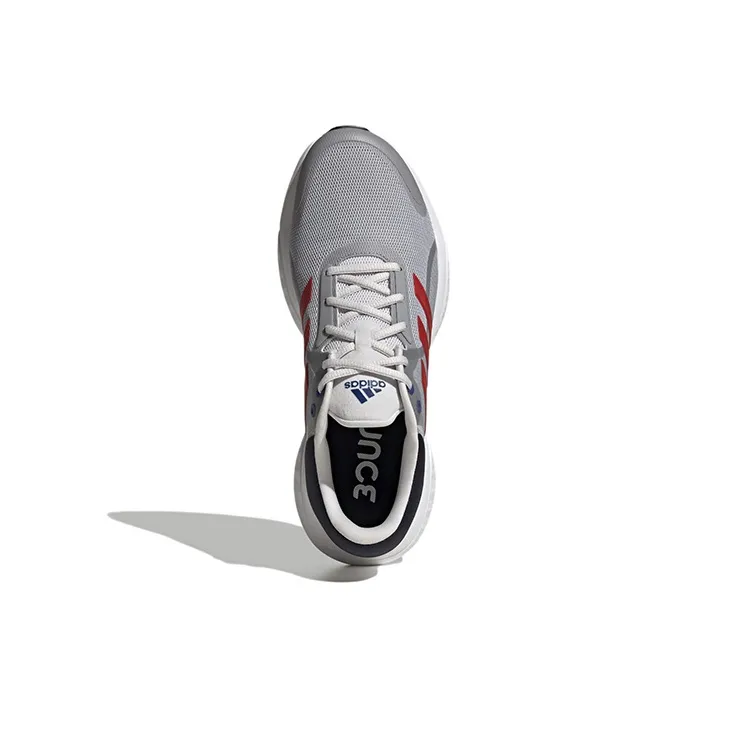 Adidas Response Lightweight And Wear-resistant Low-Top Running Shoes Gray Red-4