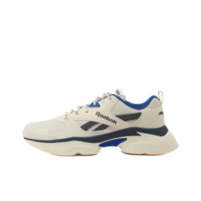 Reebok Royal Bridge Cushioning, Slip Resistant, And Abrasion Resistant Low Top Casual Shoes Unisex Beige White Blue-0