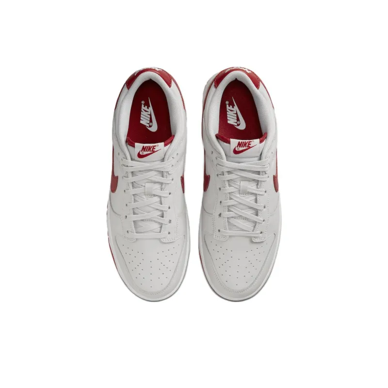 Nike Dunk Low Vast Grey Varsity Red-3