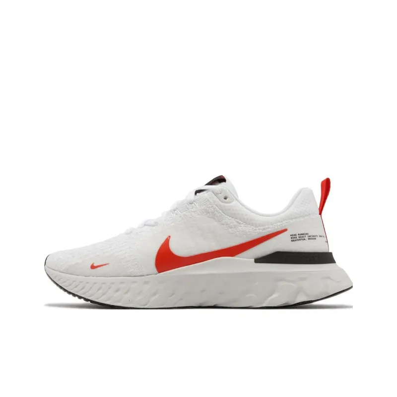 Nike React Infinity Run Flyknit 3 White Light Crimson-0
