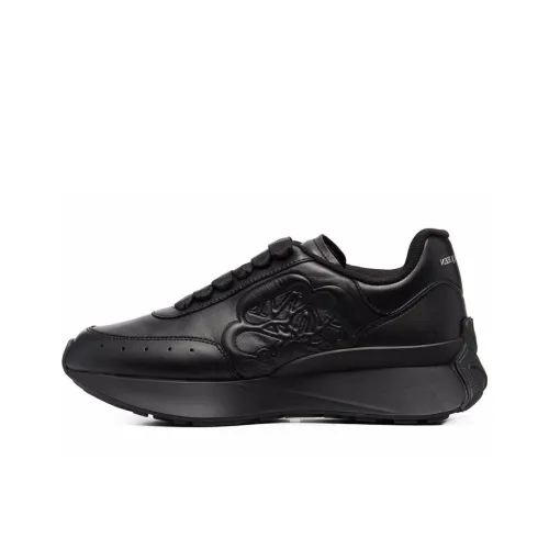 Alexander McQueen Sprint Runner Casual Shoes Women's Low-Top Black