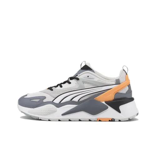 PUMA RS-X Casual Shoes Unisex Low-Top Gray/White/Orange