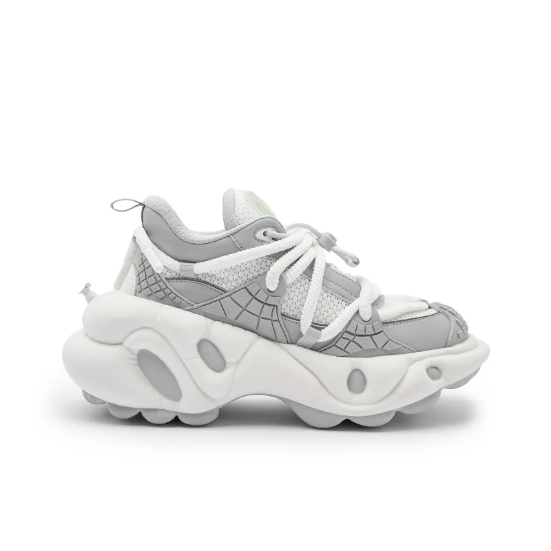 ZERO COSMOS Weightlessness Series Chunky Sneakers Unisex Gray White-1
