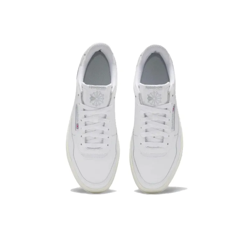 Reebok Court Peak Anti Slip Wear Resistant Low Top Tennis Shoes Unisex White-2