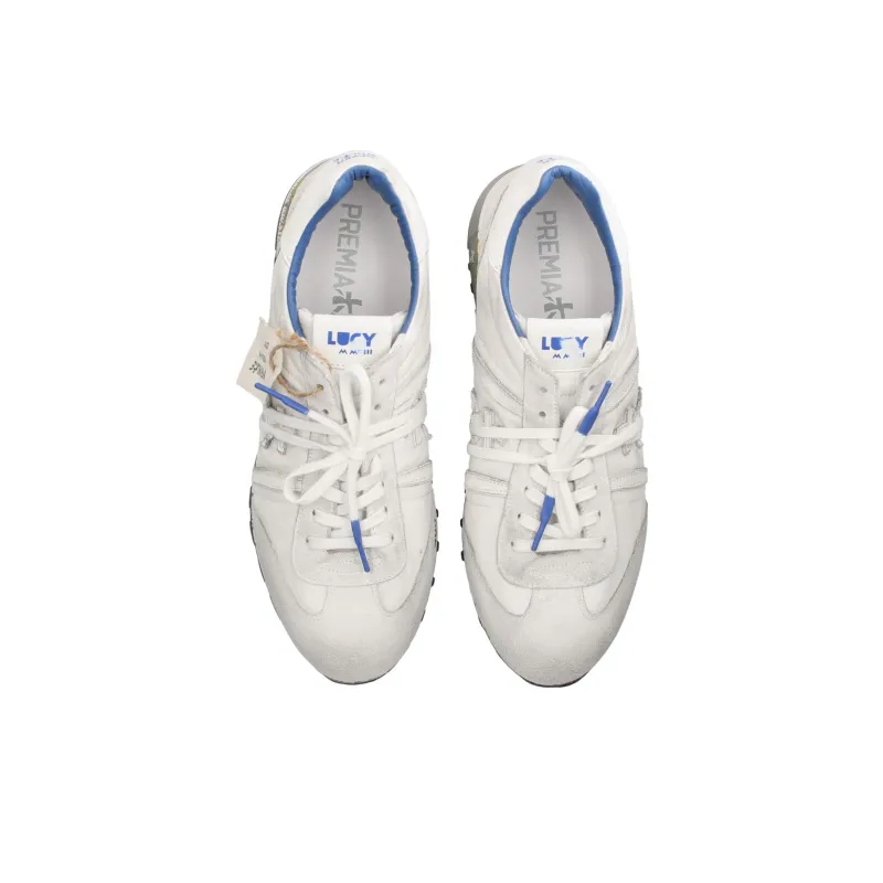 PREMIATA Lucy Low-Top Casual Shoes Men's White-5